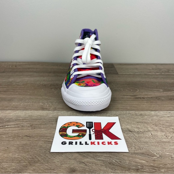 Kids Adidas Originals Nizza Hi RF Multiple Sizes J x Simpson Sneakers GZ1786 - Picture 4 of 5